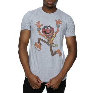 The Muppets Mens Classic Animal Heather T-Shirt / Heather Grey
